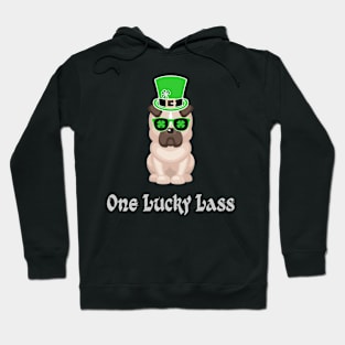 St Patricks Day..One Lucky lass Hoodie